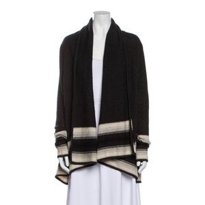 Joie Wool/Cashmere Open Shawl Collar Cardigan Jacket XS
